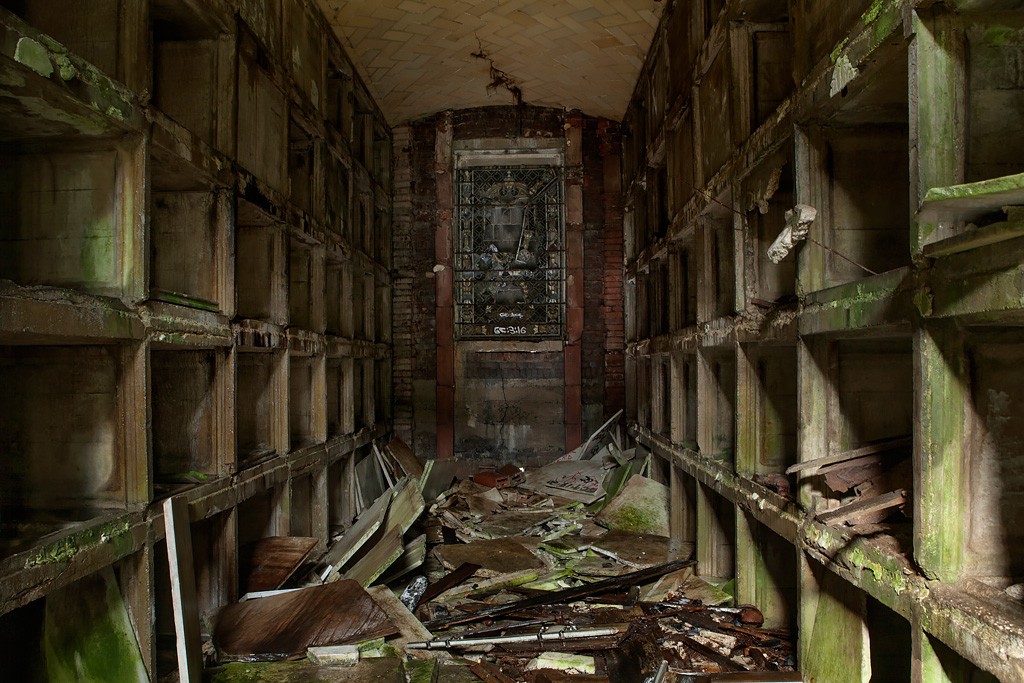 Shards - Photo of the Abandoned Hamilton Mausoleum