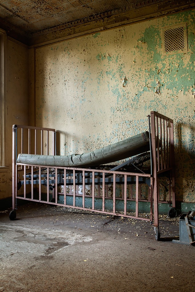 Crib - Photo of the Abandoned Taunton State Hospital