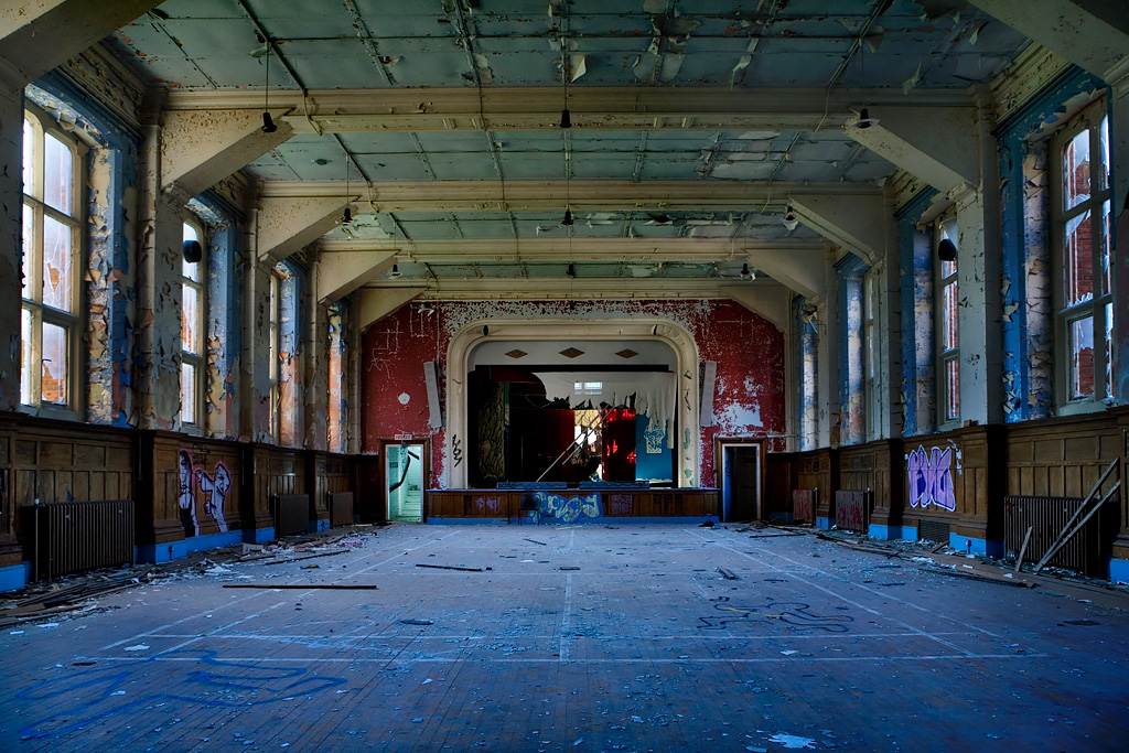 Theater - Photo of the Abandoned Cherry Knowle Hospital